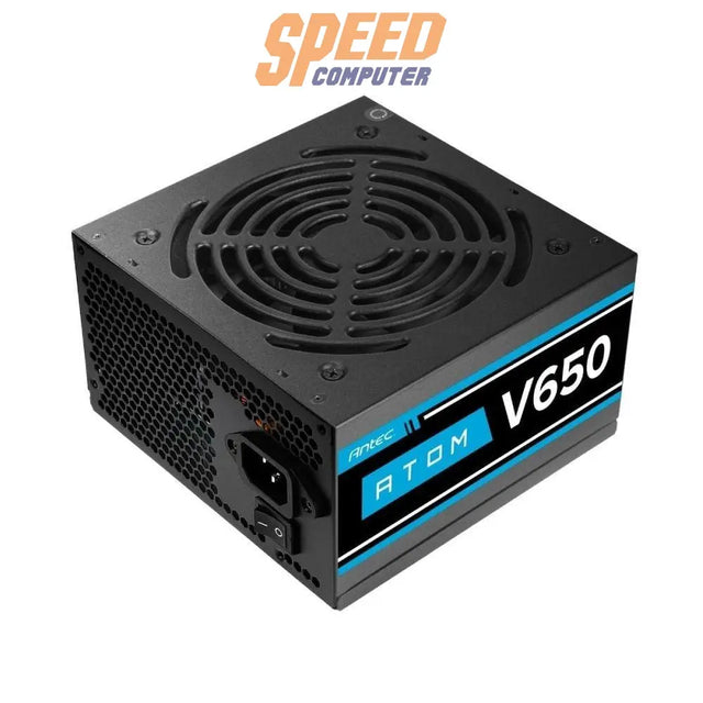 อุปกรณ์จ่ายไฟ Antec Atom V650 US 650W สีดำ - SpeedCom