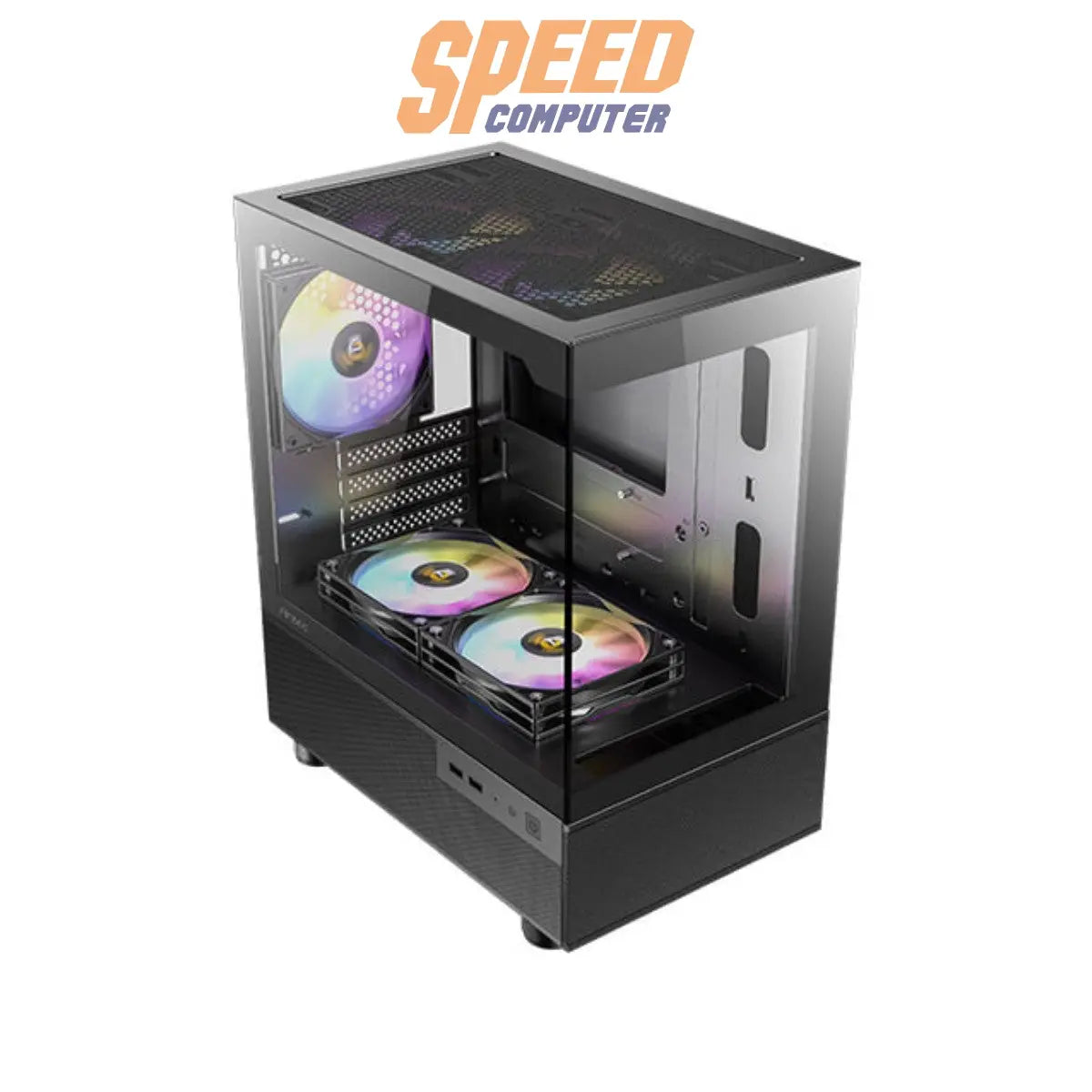 เคส Antec CX200M RGB ELITE Mini Tower Micro ATX สีดำSpeedCom