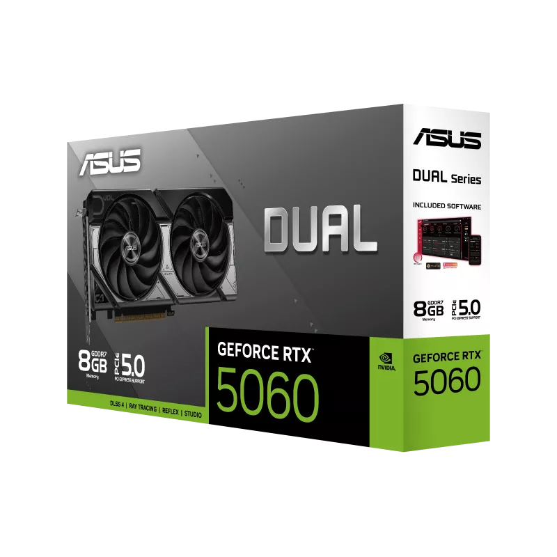 การ์ดจอ Asus Dual GeForce RTX 5060 8GB GDDR7SpeedCom