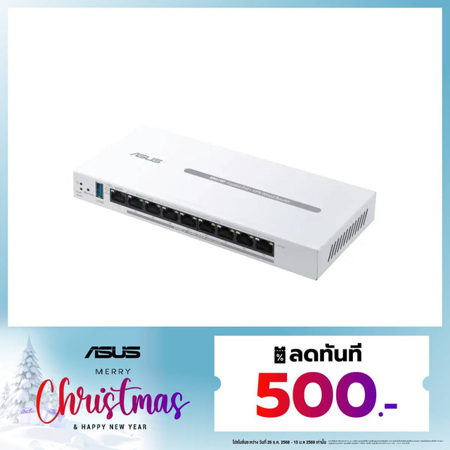 Asus ExpertWiFi EBG19P PoE+ VPN wired router hub switch - SpeedCom