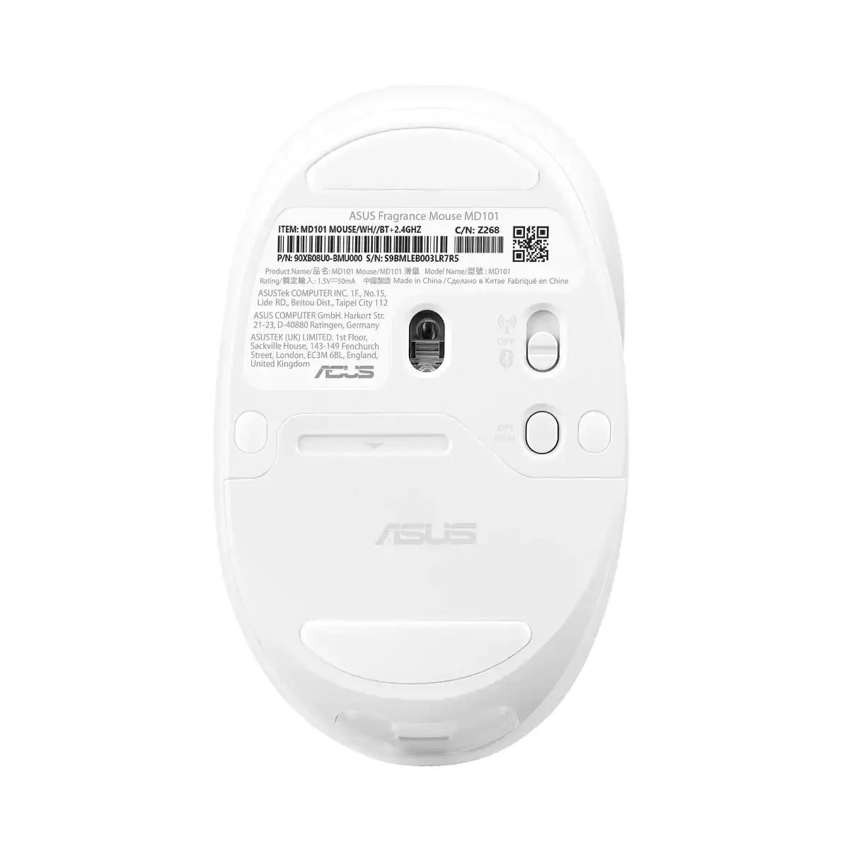 เมาส์ไร้สาย Asus MD101 Fragrance Mouse 2400dpiSpeedCom