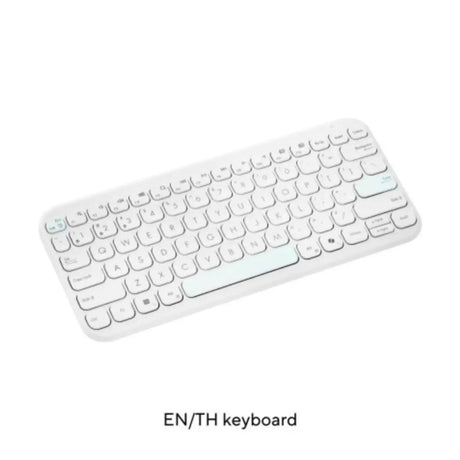 คีย์บอร์ด Asus Marshmallow KW100 สีขาว (Iridescent White) - SpeedCom
