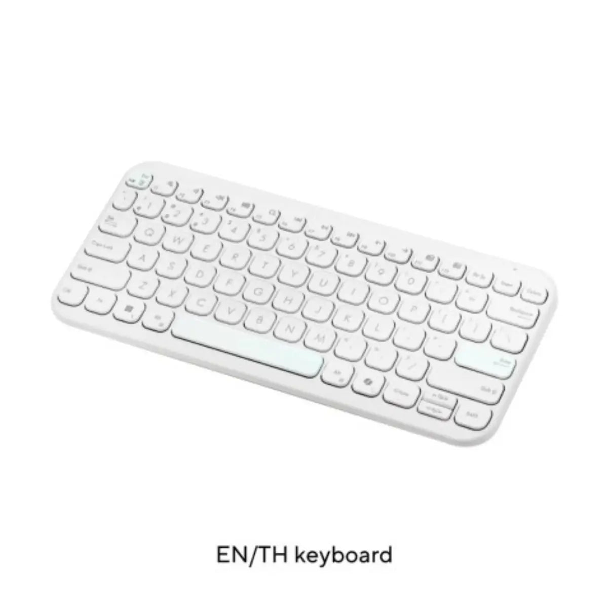 คีย์บอร์ด Asus Marshmallow KW100 สีขาว (Iridescent White) - SpeedCom