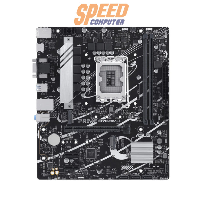 เมนบอร์ด Asus PRIME B760M-K DDR5 LGA1700 Micro ATX - SpeedCom