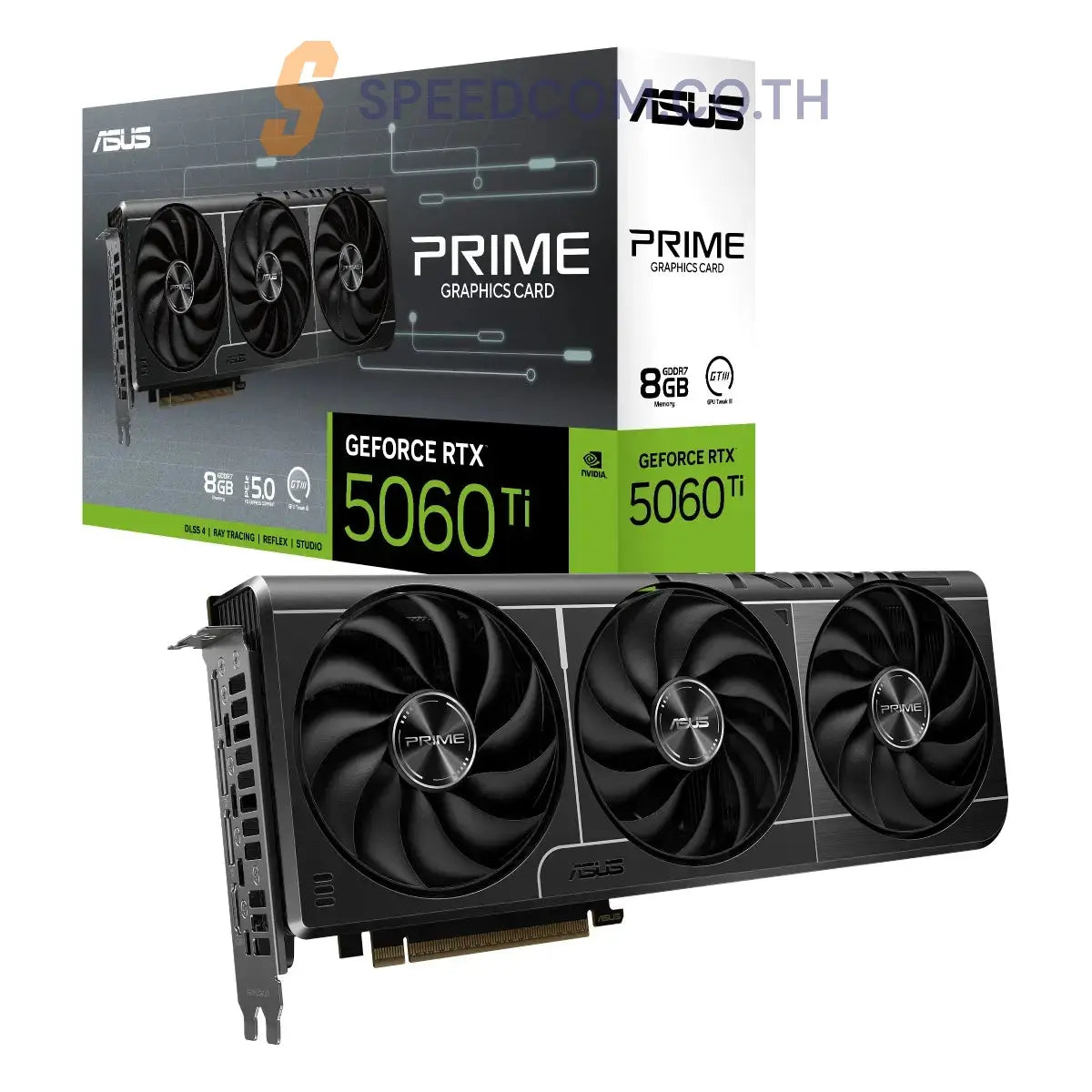การ์ดจอ Asus PRIME GeForce RTX 5060 Ti 8GB GDDR7 - SpeedCom