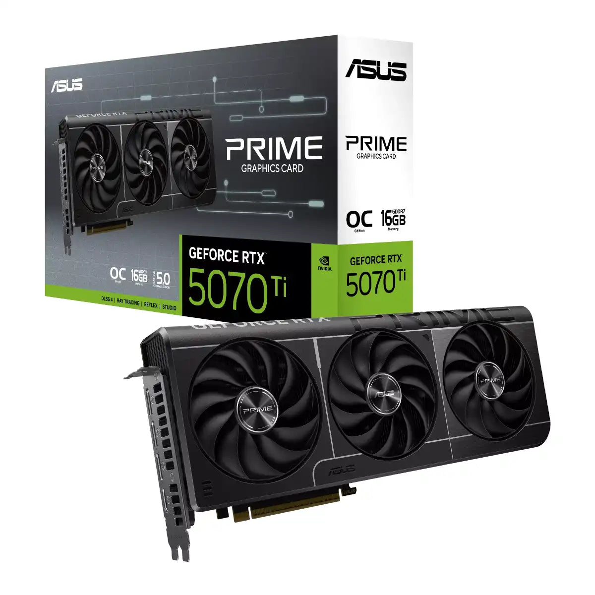 การ์ดจอ Asus PRIME GeForce RTX 5070 Ti 16GB GDDR7 OC EditionSpeedCom