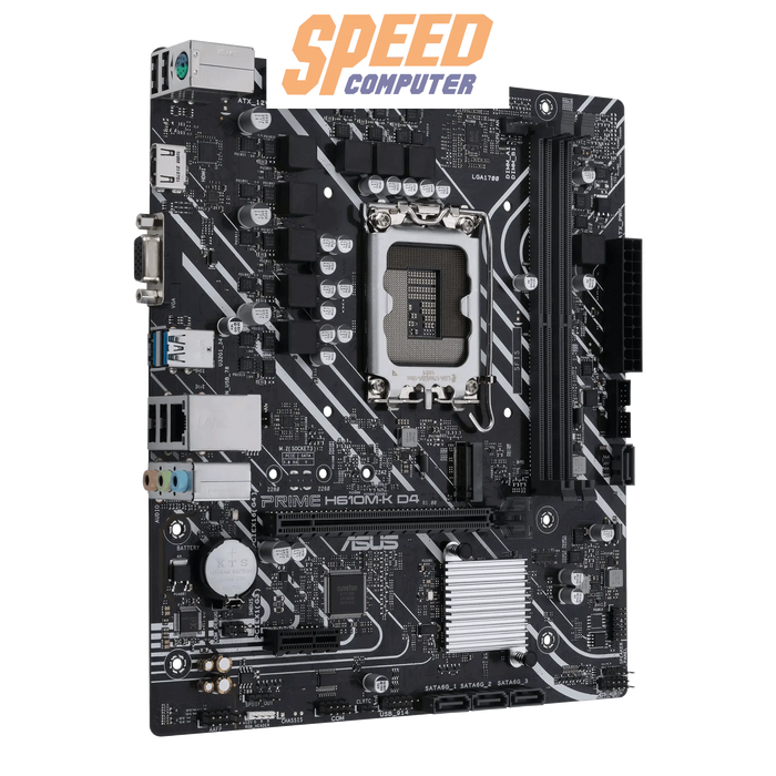 เมนบอร์ด Asus PRIME H610M-K DDR4 LGA1700 Micro ATX - SpeedCom