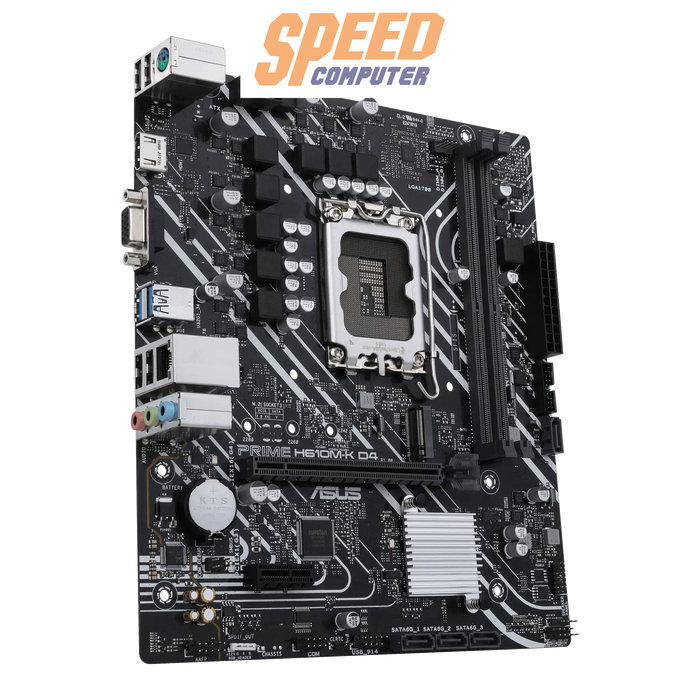 เมนบอร์ด Asus PRIME H610M-K DDR4 LGA1700 Micro ATX - SpeedCom