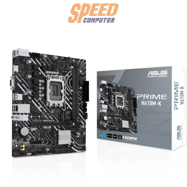 เมนบอร์ด Asus PRIME H610M-K DDR5 LGA1700 Micro ATX - SpeedCom