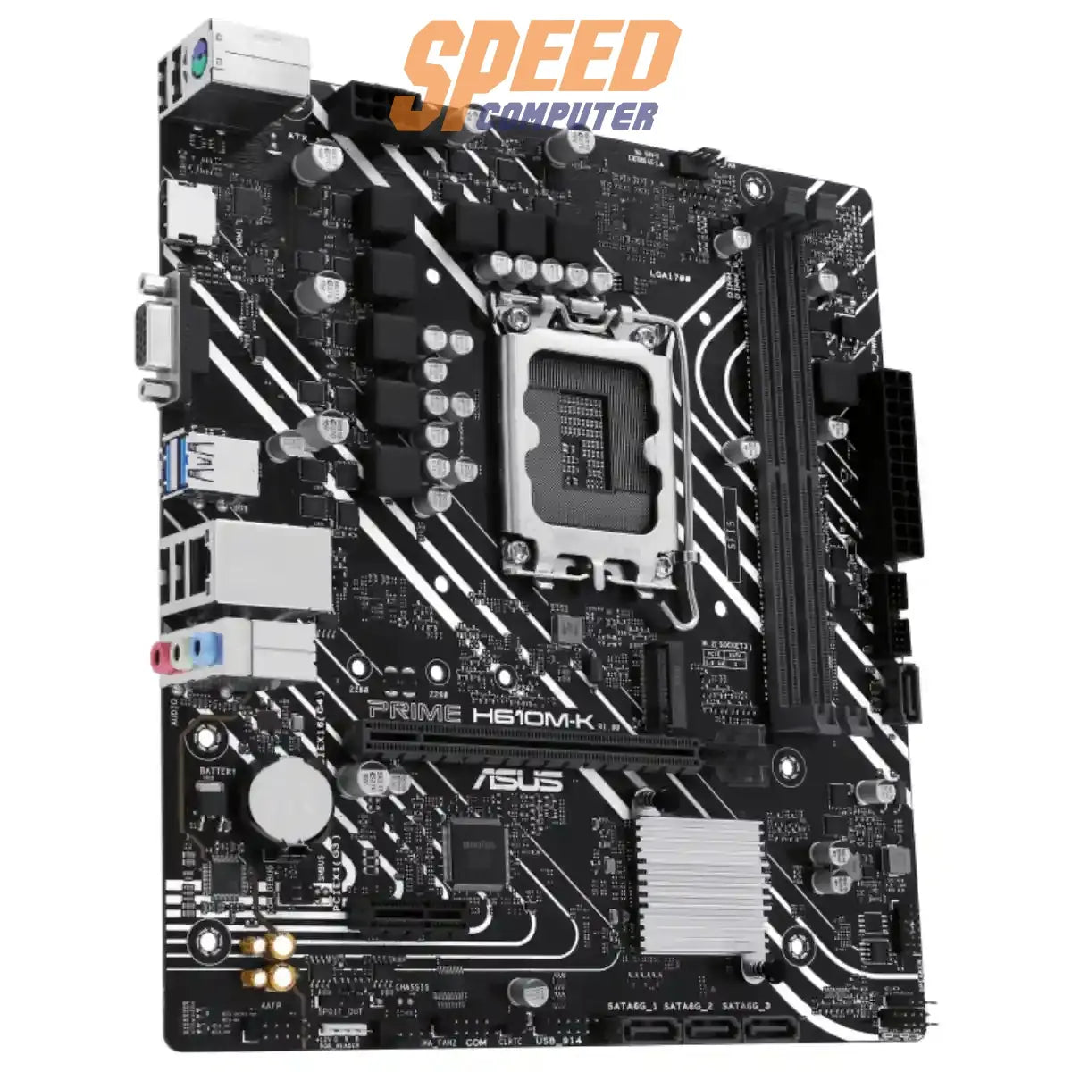เมนบอร์ด Asus PRIME H610M-K DDR5 LGA1700 Micro ATX - SpeedCom