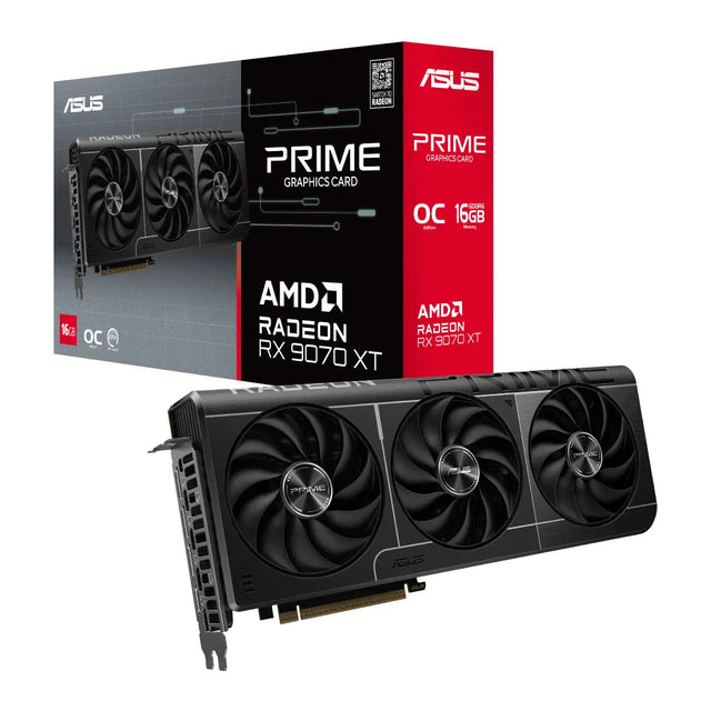 การ์ดจอ Asus PRIME Radeon RX 9070 XT OC Edition 16GB GDDR6 - SpeedCom