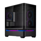 เคส Asus Prime AP202 ARGB curved glass panel mATX