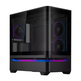 เคส Asus Prime AP202 ARGB curved glass panel mATX