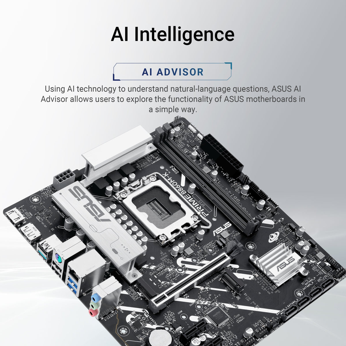 เมนบอร์ด Asus Prime B860M-K-CSM DDR5 LGA 1851 สีดำSpeedCom