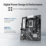 เมนบอร์ด Asus Prime B860M-K-CSM DDR5 LGA 1851 สีดำSpeedCom