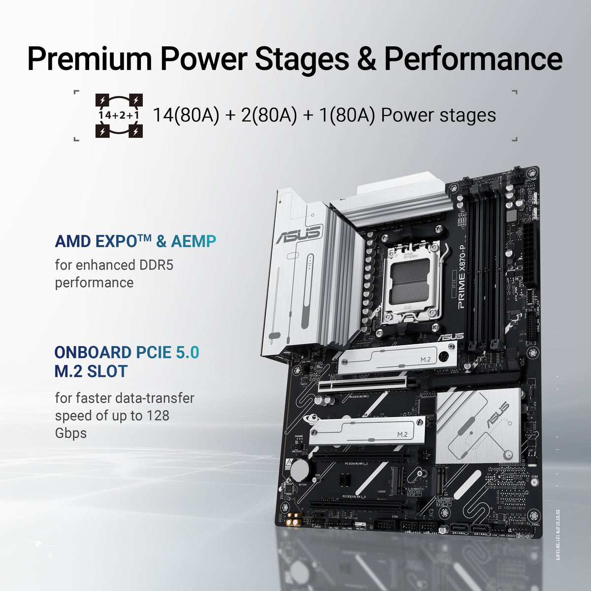 เมนบอร์ด Asus Prime X870-P-CSM DDR5 AM5 ATXSpeedCom