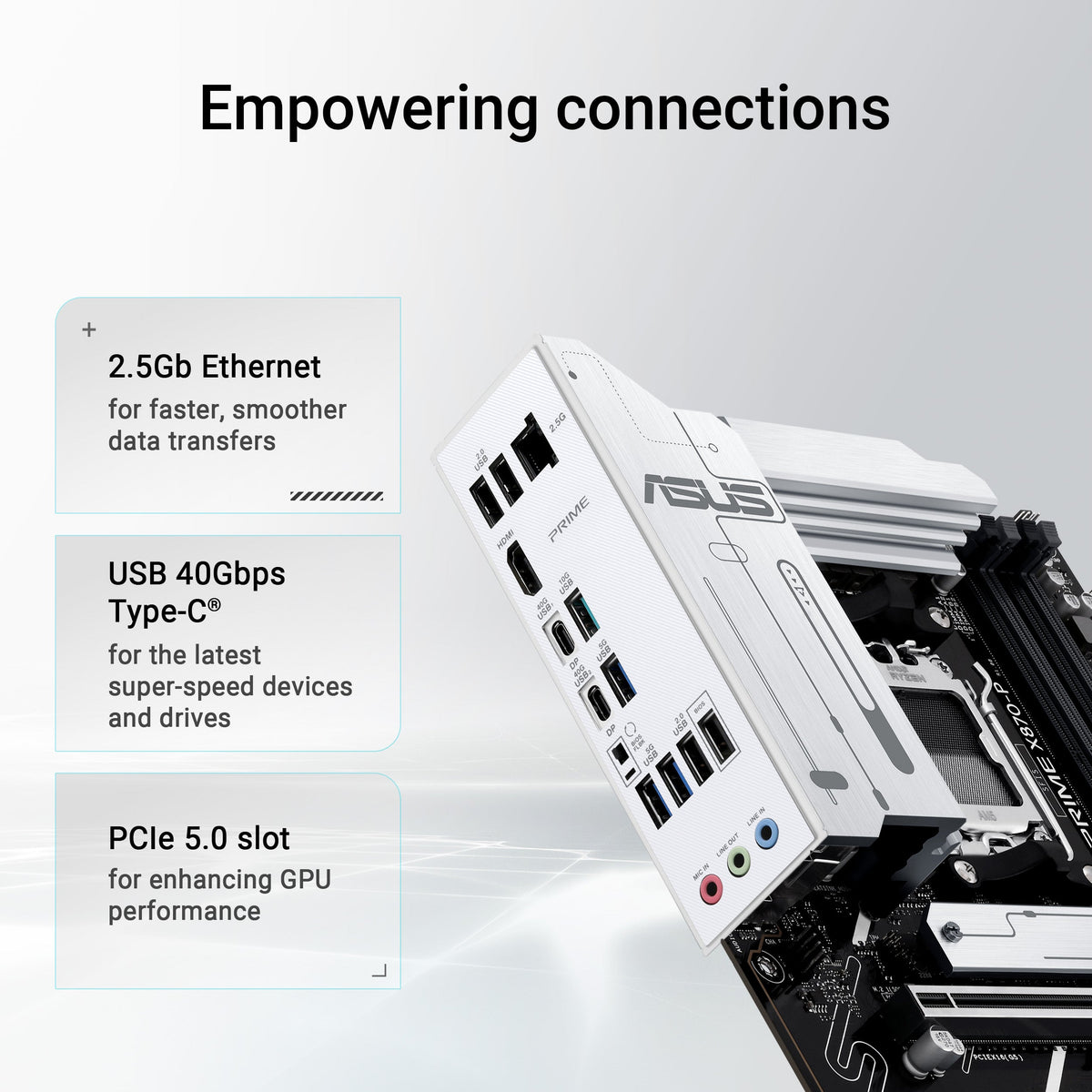 เมนบอร์ด Asus Prime X870-P-CSM DDR5 AM5 ATXSpeedCom