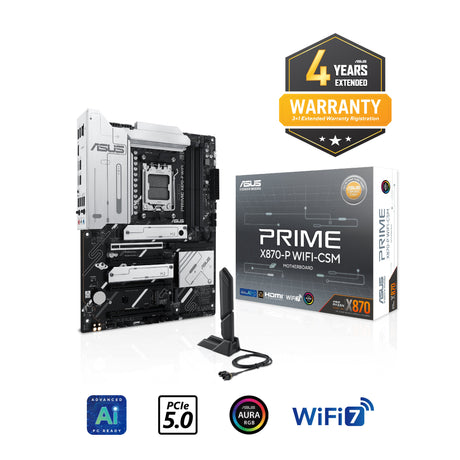 เมนบอร์ด Asus Prime X870-P WIFI-CSM DDR5 AM5 ATXSpeedCom