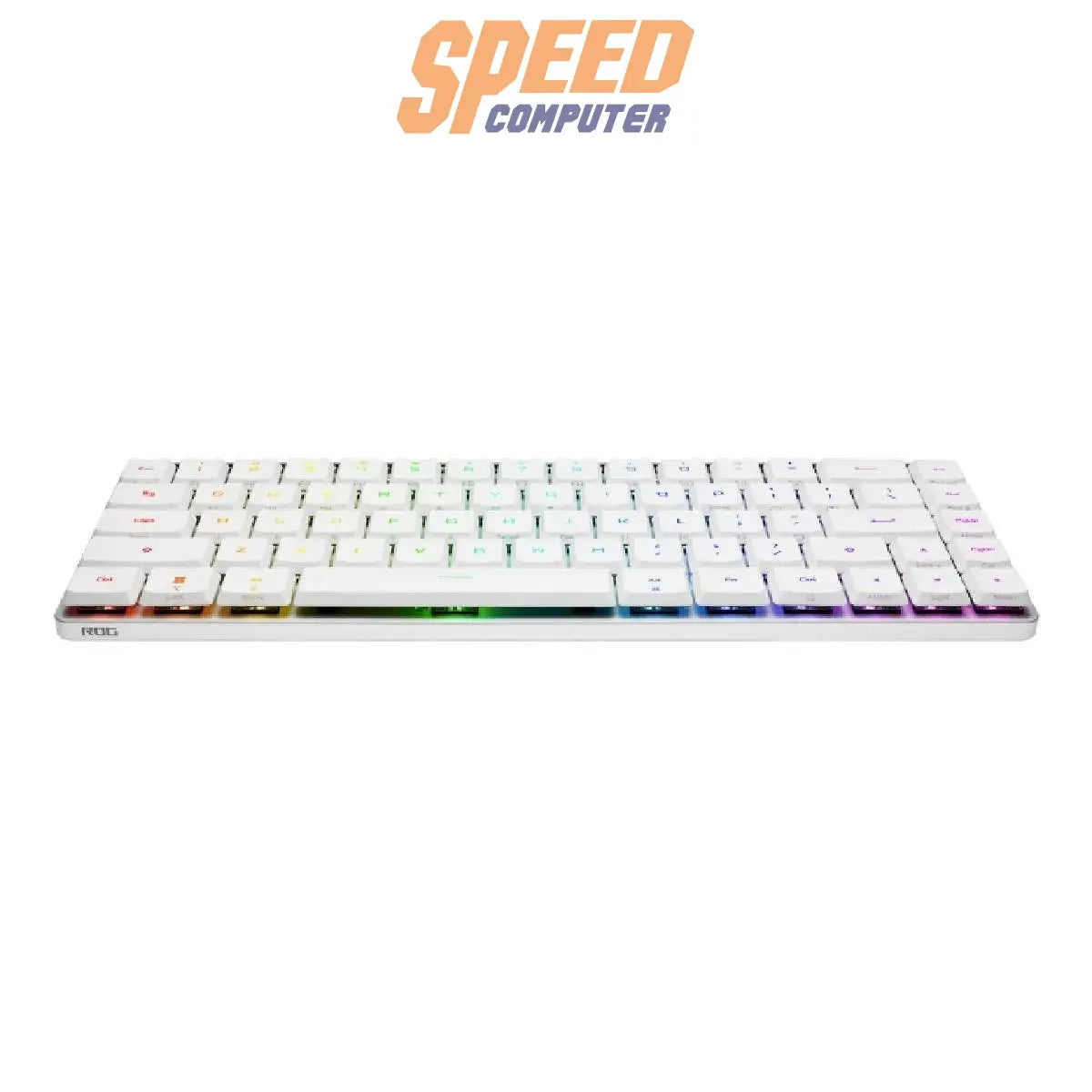 คีย์บอร์ด Asus ROG Falchion RX Low Profile Thai-ENG สีขาว - SpeedCom