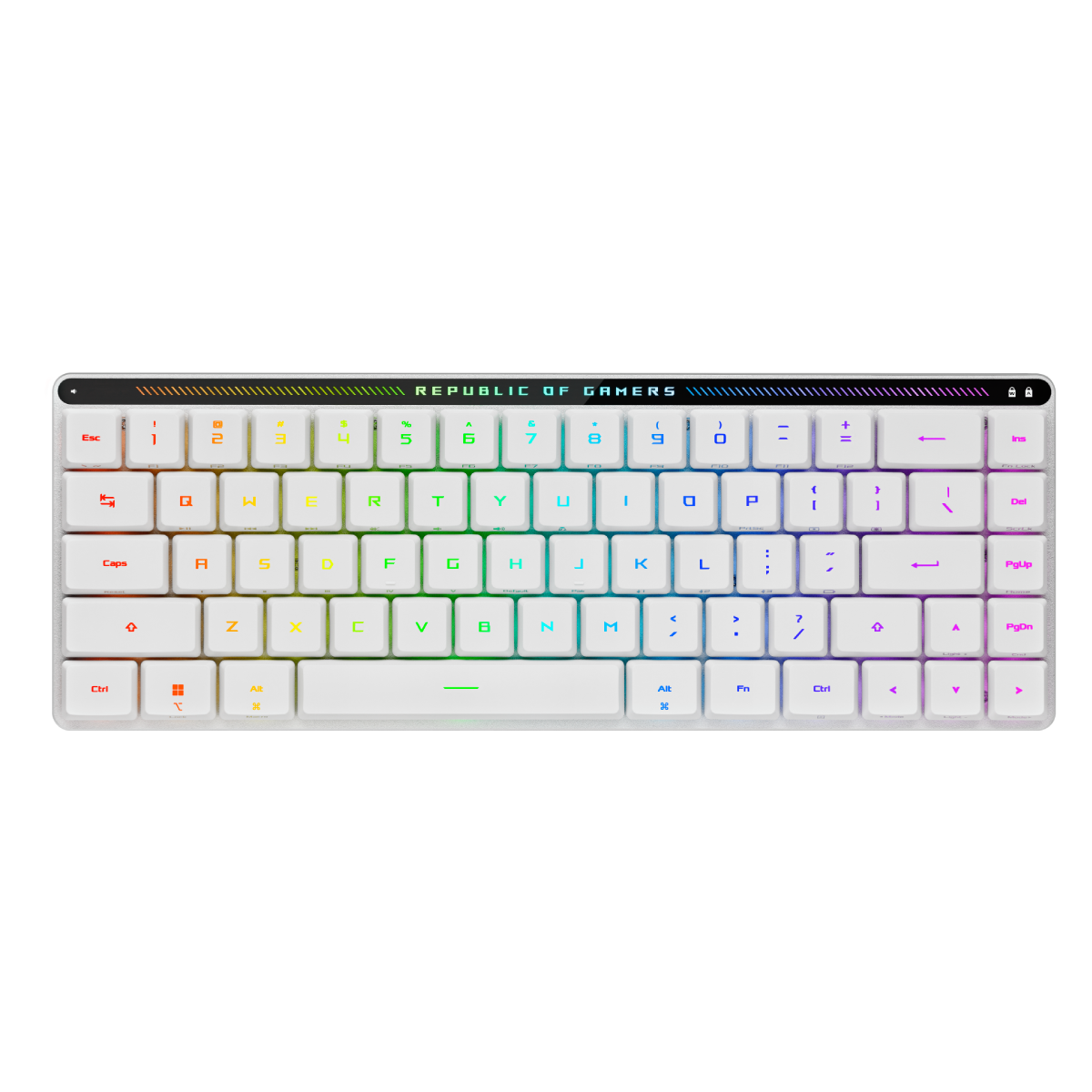 คีย์บอร์ด Asus ROG Falchion RX Low Profile Thai-ENG สีขาวSpeedCom
