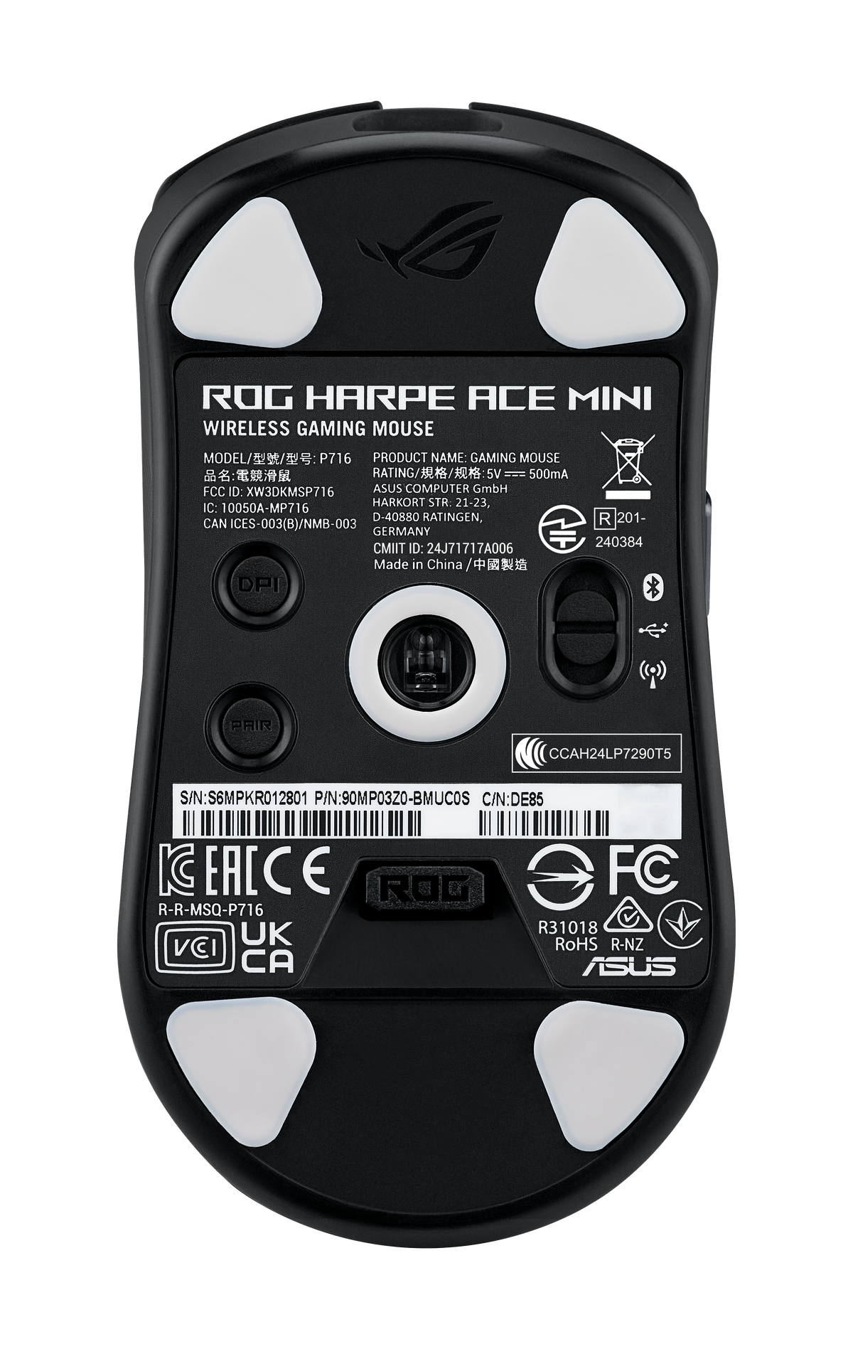 เมาส์ Asus ROG Harpe Ace Mini สีดำSpeedCom