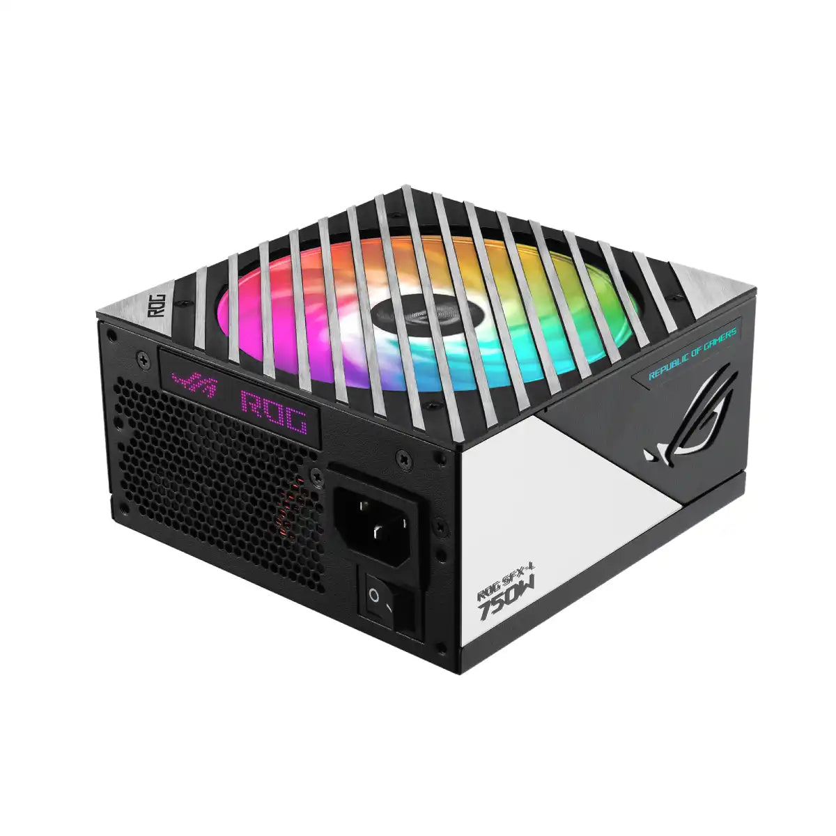 อุปกรณ์จ่ายไฟ Asus ROG LOKI 750P 750W 80 PLUS PLATINUM SFX-L GAMING ARGB ASUS-ROG-LOKI-750P สีดำSpeedCom