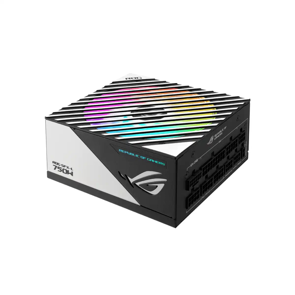 อุปกรณ์จ่ายไฟ Asus ROG LOKI 750P 750W 80 PLUS PLATINUM SFX-L GAMING ARGB ASUS-ROG-LOKI-750P สีดำSpeedCom