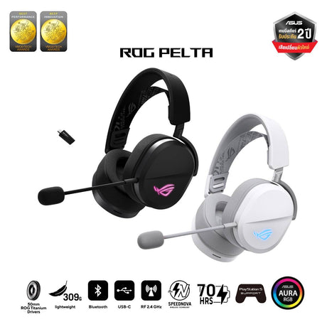 หูฟังไร้สาย Asus ROG Pelta Gaming Wireless headsetSpeedCom