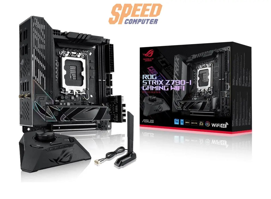 เมนบอร์ด Asus ROG STRIX Z790-I GAMMING WIFI DDR5 LGA1700 Mini-ITX - SpeedCom