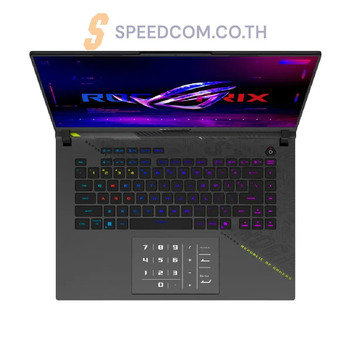 โน๊ตบุ๊ค Asus ROG Strix G16 G614FM-S5013W Ryzen 9 สีเทา (Volt Green)