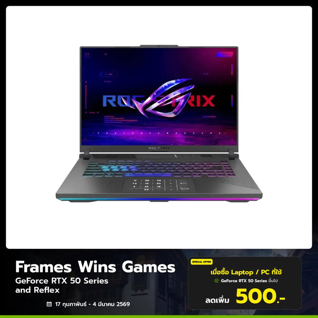โน๊ตบุ๊ค Asus ROG Strix G614PM-RV068W Ryzen 9 สีเทา (Eclipse Gray) - SpeedCom