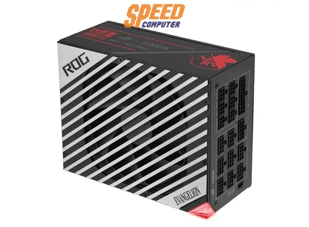 อุปกรณ์จ่ายไฟ Asus ROG THOR 1000P2 EVA GAMING 1000W 80 PLUS PLATINUM ATX ASUS-ROG-THOR-1000P2-EVA-02-EDITION สีดำ - SpeedCom