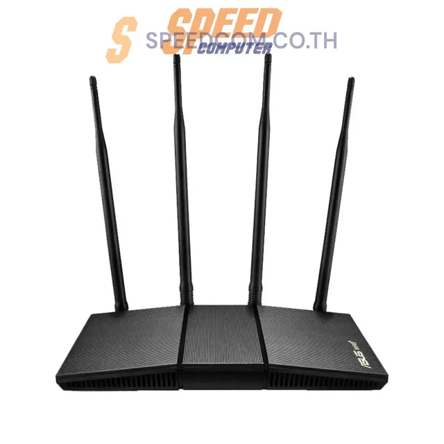 เราเตอร์ Asus RT-AX1800HP V2 สีดำ มาตรฐาน Wi-Fi 6 ความเร็วสูง รองรับการเชื่อมต่อพร้อมกันหลายอุปกรณ์ เหมาะสำหรับใช้งานในบ้านและสำนักงาน