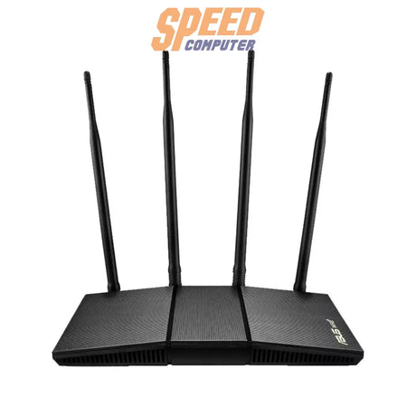 เราเตอร์ Asus RT-AX1800HP V2 สีดำ มาตรฐาน Wi-Fi 6 ความเร็วสูง รองรับการเชื่อมต่อพร้อมกันหลายอุปกรณ์ เหมาะสำหรับใช้งานในบ้านและสำนักงาน