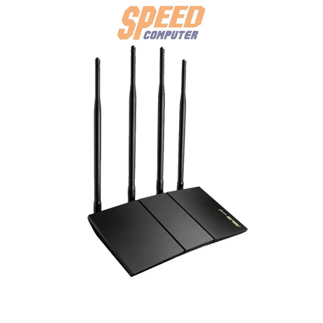 เราเตอร์ Asus RT-AX1800HP V2 สีดำ มาตรฐาน Wi-Fi 6 ความเร็วสูง รองรับการเชื่อมต่อพร้อมกันหลายอุปกรณ์ เหมาะสำหรับใช้งานในบ้านและสำนักงาน