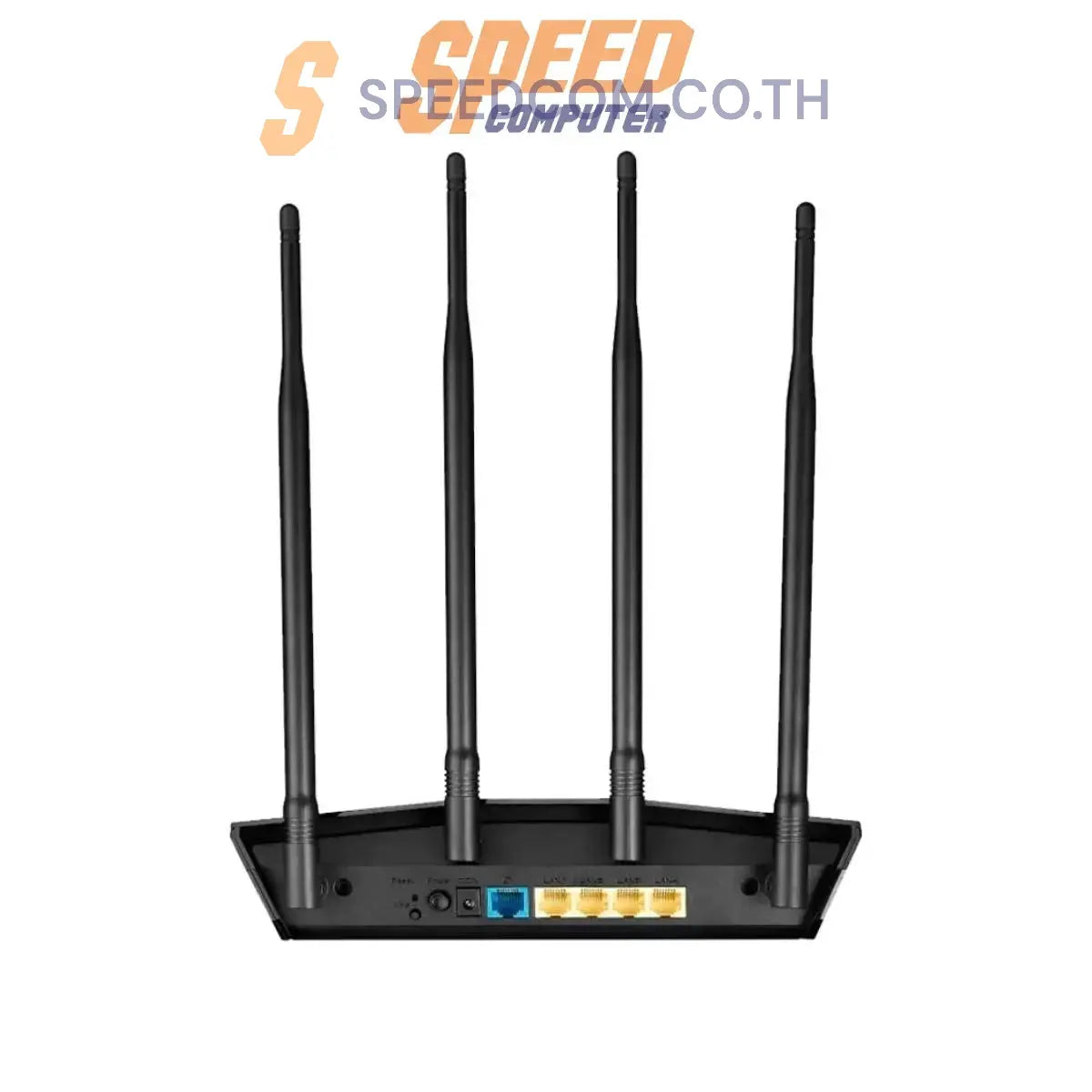 เราเตอร์ Asus RT-AX1800HP V2 สีดำ มาตรฐาน Wi-Fi 6 ความเร็วสูง รองรับการเชื่อมต่อพร้อมกันหลายอุปกรณ์ เหมาะสำหรับใช้งานในบ้านและสำนักงาน