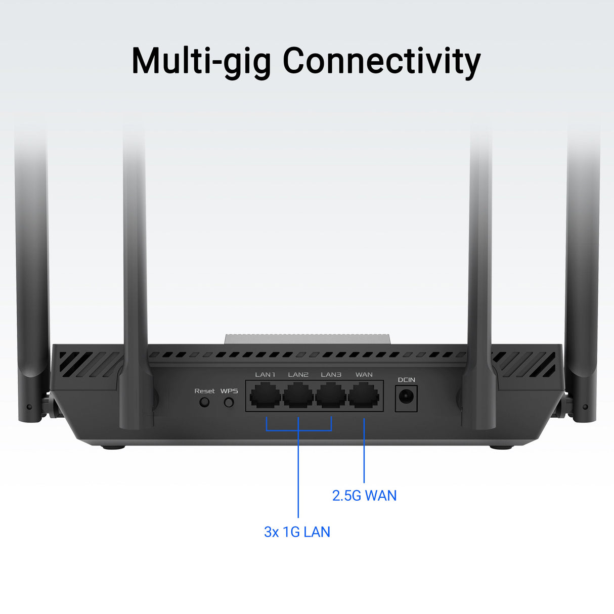 เราเตอร์ Asus RT-BE50 Dual-Band Wi-Fi 7 3600 Mbps สีดำSpeedCom