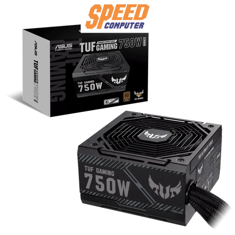 อุปกรณ์จ่ายไฟ Asus TUF GAMING 750B 750W 80 PLUS GOLD ATX ASUS - TUF - GAMING - 750B สีดำ - SpeedCom