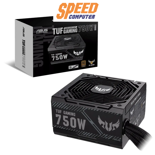 อุปกรณ์จ่ายไฟ Asus TUF GAMING 750B 750W 80 PLUS GOLD ATX ASUS - TUF - GAMING - 750B สีดำ - SpeedCom