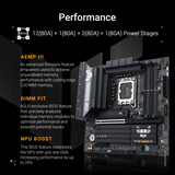 เมนบอร์ด Asus TUF GAMING B860M PLUS WiFi DDR5 LGA1851SpeedCom