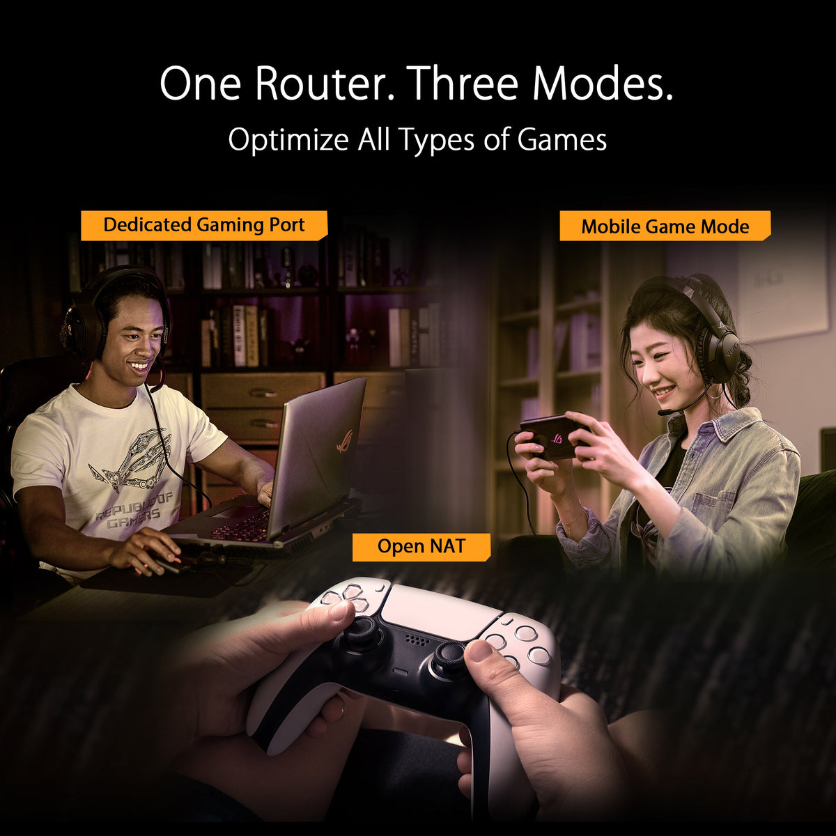 เราเตอร์ Asus TUF Gaming BE3600 Dual Band WiFi 7 Gaming RouterSpeedCom