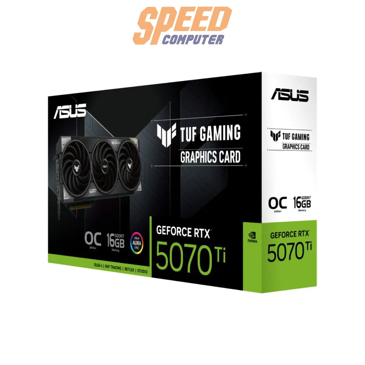 การ์ดจอ Asus TUF Gaming GeForce RTX 5070 Ti 16GB GDDR7 OC Edition<BR>>เงื่อนไขต้องชำระเต็มจำนวน(ไม่เข้าร่วมผ่อน)<BR>|ลูกค้าต้องชำระภายใน 1 ชม.เท่านั้น!! ถึงจะได้ของ - SpeedCom