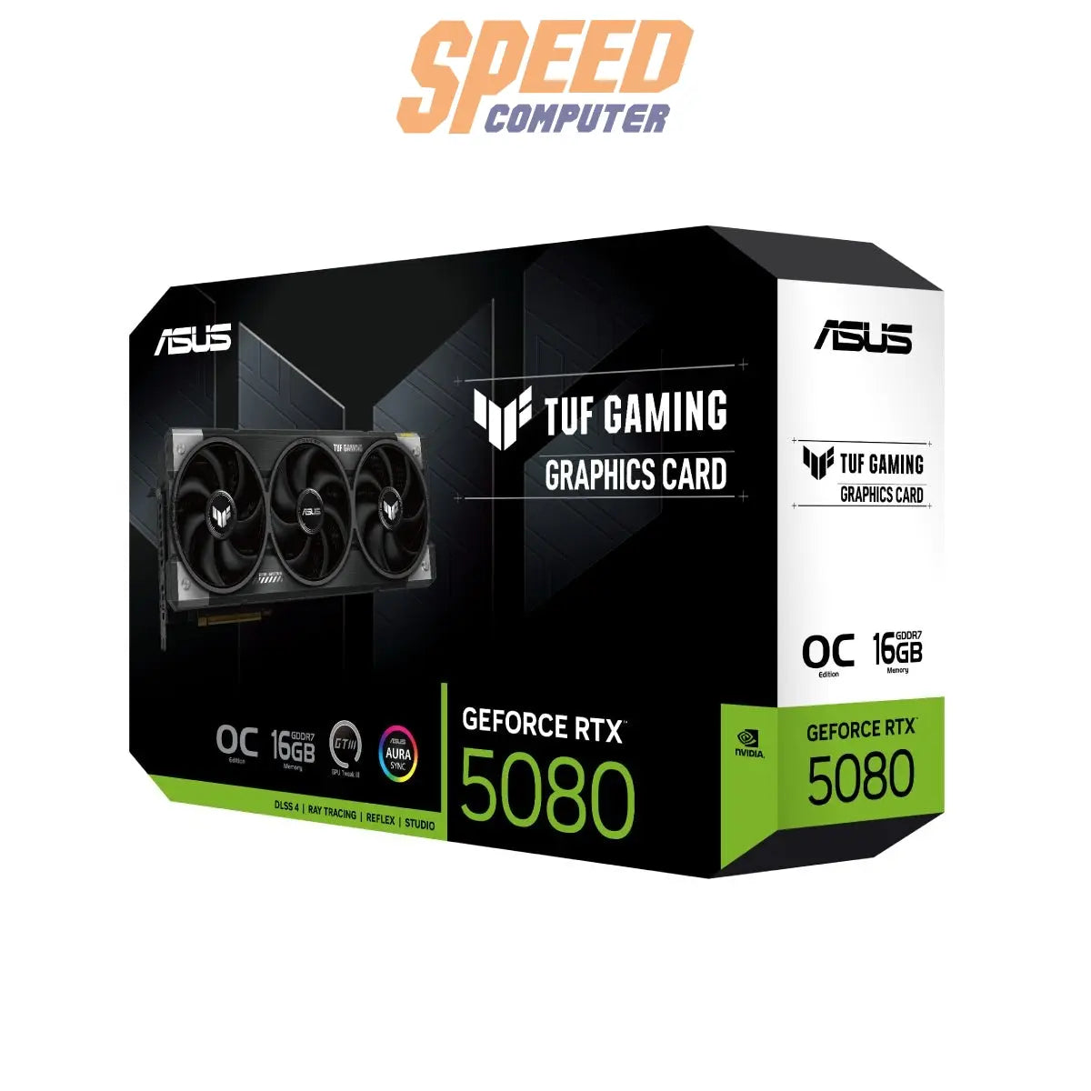 การ์ดจอ Asus TUF Gaming GeForce RTX 5080 16GB GDDR7 OC Edition - SpeedCom