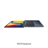 โน๊ตบุ๊ค Asus Vivobook 15 X1502VA-BQ590WA i5 Gen13 สีน้ำเงิน (Quiet Blue)