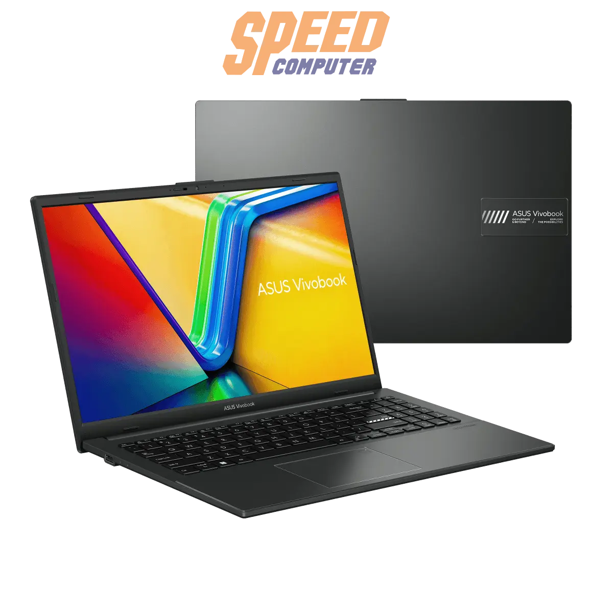 โน๊ตบุ๊ค Asus Vivobook Go 15 M1504FA - NJ516W Ryzen 5 สีดำ (Mixed Black) - SpeedCom
