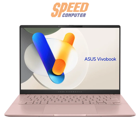โน๊ตบุ๊ค Asus Vivobook S14 D5406KA - ROSE792WA Ryzen AI 7 สีชมพู่ (Rose Gold) - SpeedCom