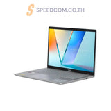 โน๊ตบุ๊ค Asus Vivobook S14 S3407QA-OLED053WA Snapdragon X สีเงิน(Cool silver)