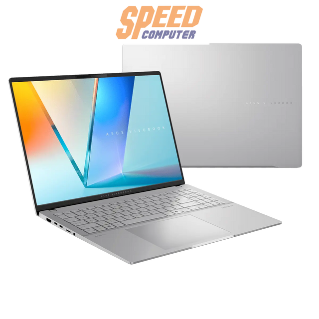 โน๊ตบุ๊ค Asus Vivobook S16 D5606KA - RI782WA Ryzen AI 7 สีเงิน (Cool Silver) - SpeedCom