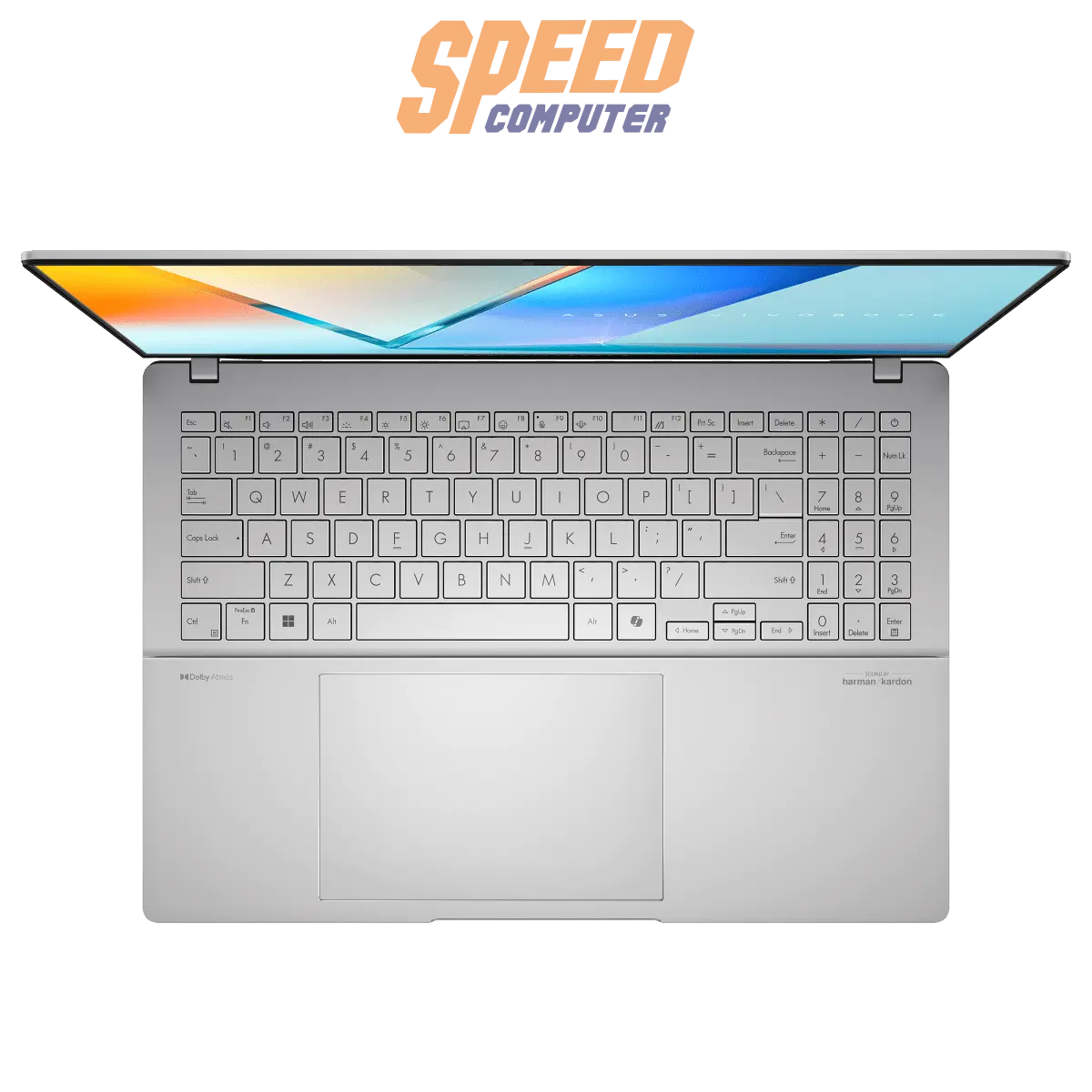 โน๊ตบุ๊ค Asus Vivobook S16 D5606KA - RI782WA Ryzen AI 7 สีเงิน (Cool Silver) - SpeedCom