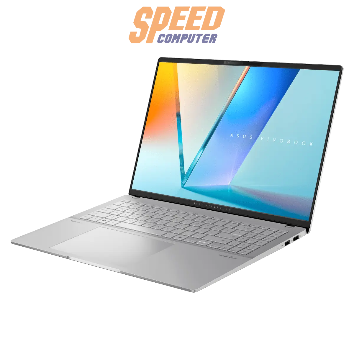 โน๊ตบุ๊ค Asus Vivobook S16 D5606KA - RI782WA Ryzen AI 7 สีเงิน (Cool Silver) - SpeedCom